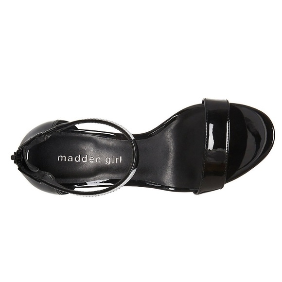 madden girl Siren Women's Platform High block heel Dress Sandals Prom Black - Picture 2 of 7